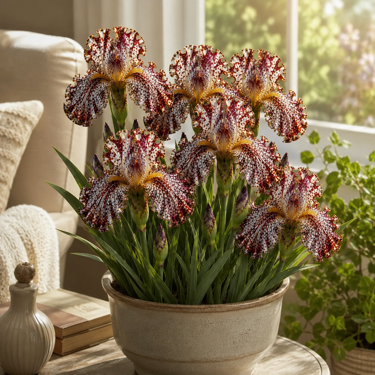 🌸Rare Tropical Fish Iris Bulb Series—#6 Discus Fish