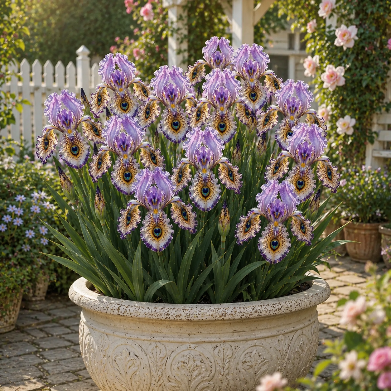 🦚 Peacock Eye Iris Bulb Series-#6 Light Lavender