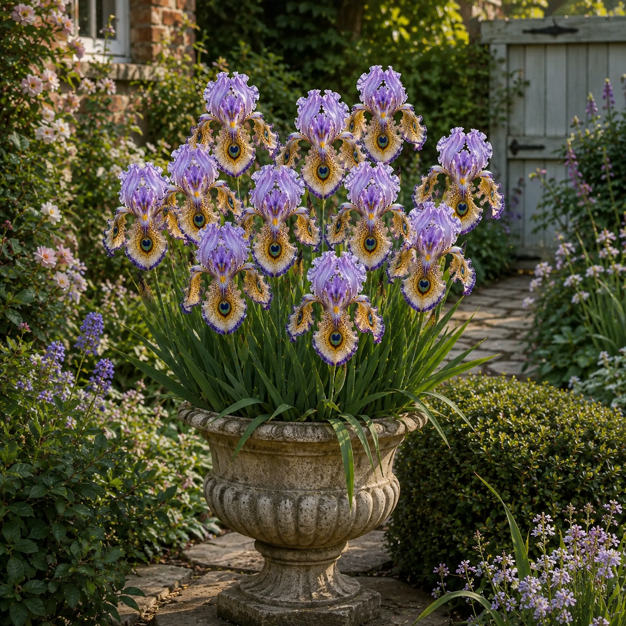 🦚 Peacock Eye Iris Bulb Series-#6 Light Lavender