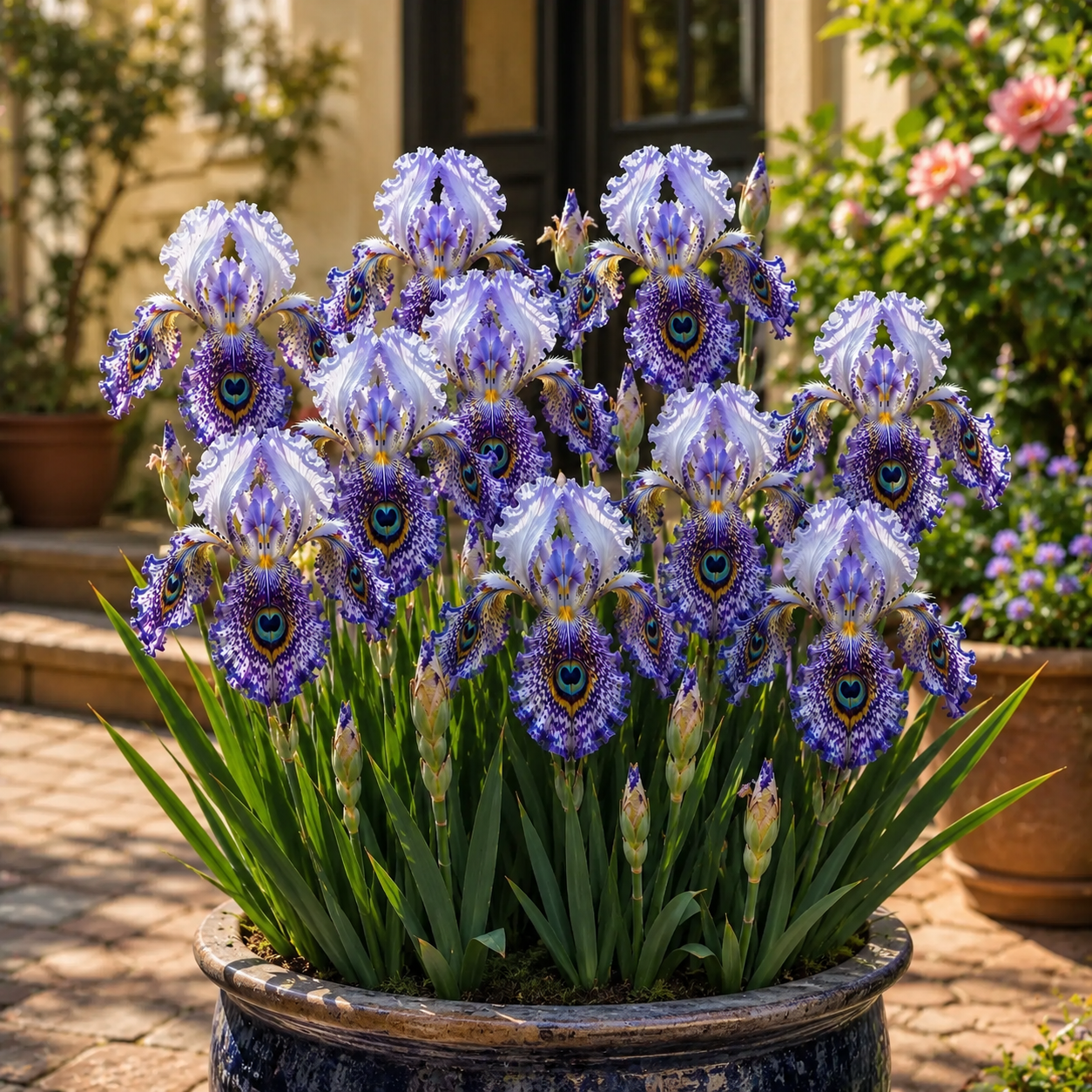 🦚 Peacock Eye Iris Bulb Series-#9 Icy Lavender