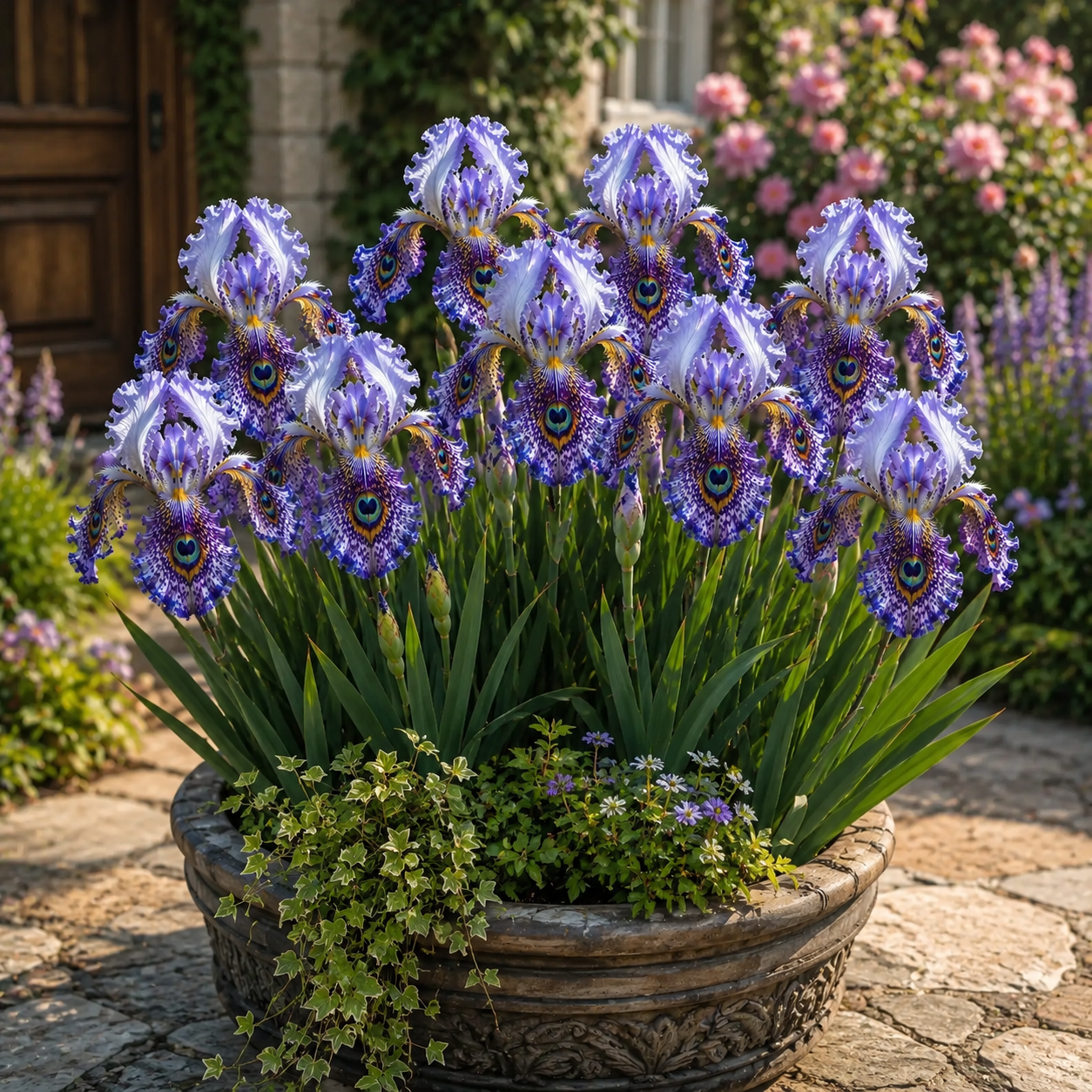 🦚 Peacock Eye Iris Bulb Series-#9 Icy Lavender