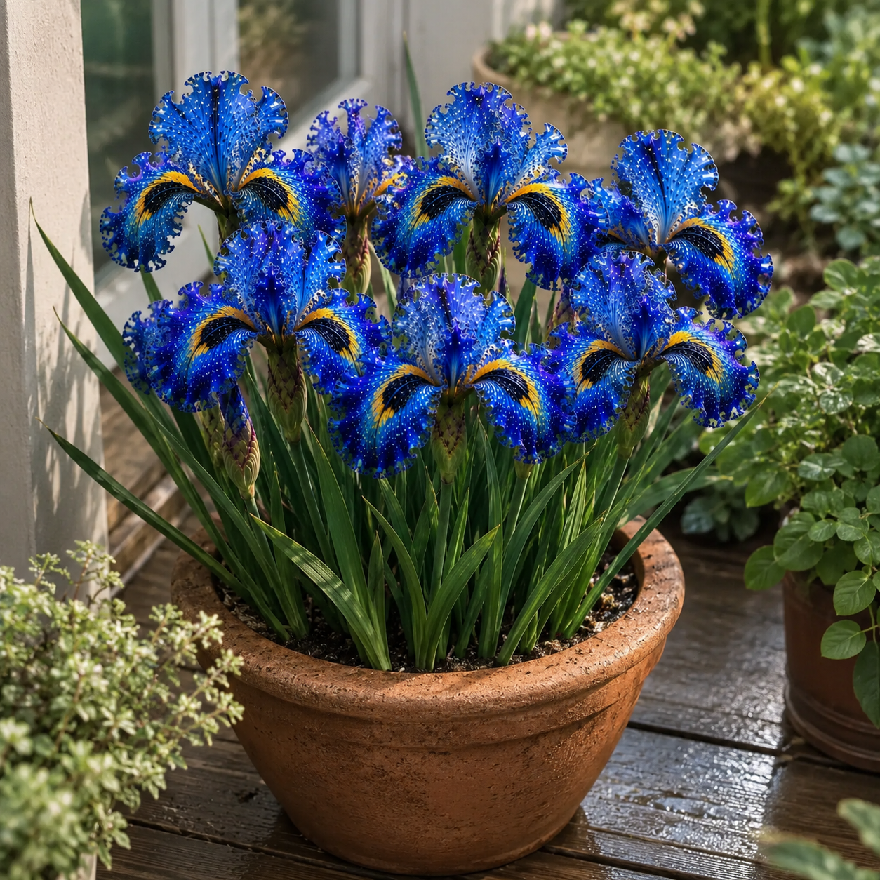 🌸Rare Tropical Fish Iris Bulb Series – #5 Blue Tang