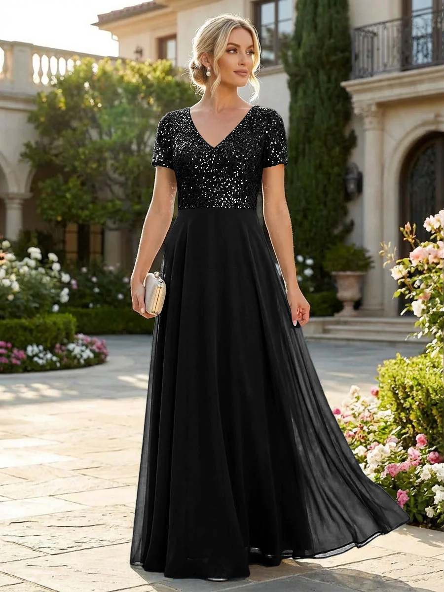 Groom Dresses with Sequin Bodice