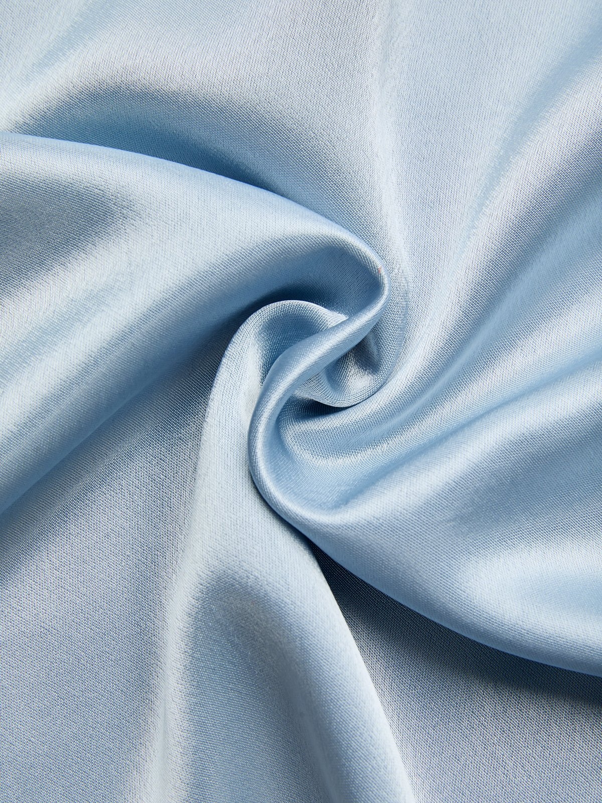 Light Blue Lace Embroidery Ruched Satin One Shoulder Sleeveless Mermaid Floor-length Gown Dress