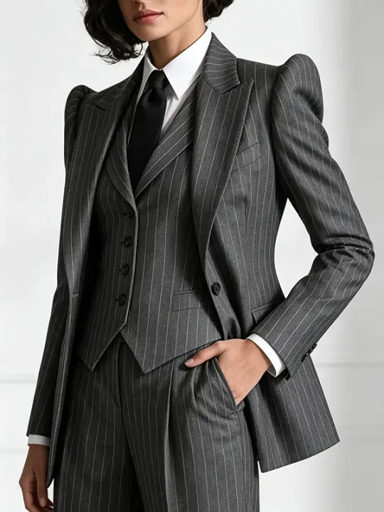 The Charcoal Power Suit