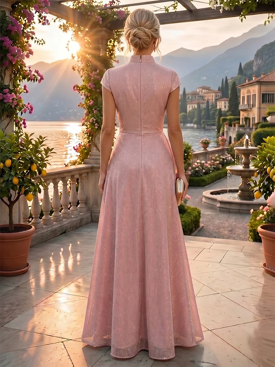Chiffon A-Line/Princess One Shoulder Floor-Length Mother of the Bride & Groom Dresses with Ruffles & Ruched Waist