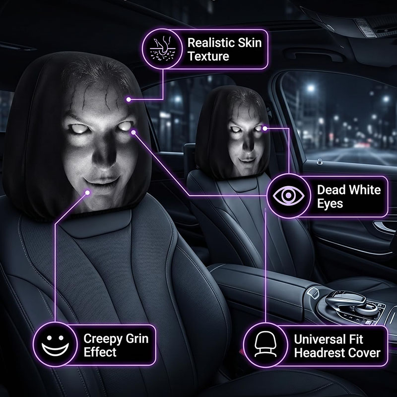 🎃Early Halloween Promotion🚗Spooky Halloween Car Decor Covers