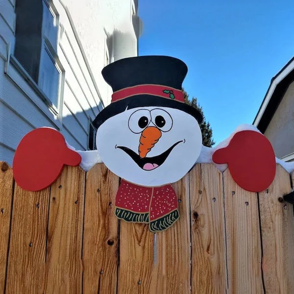 Garden Christmas Decoration Plaque