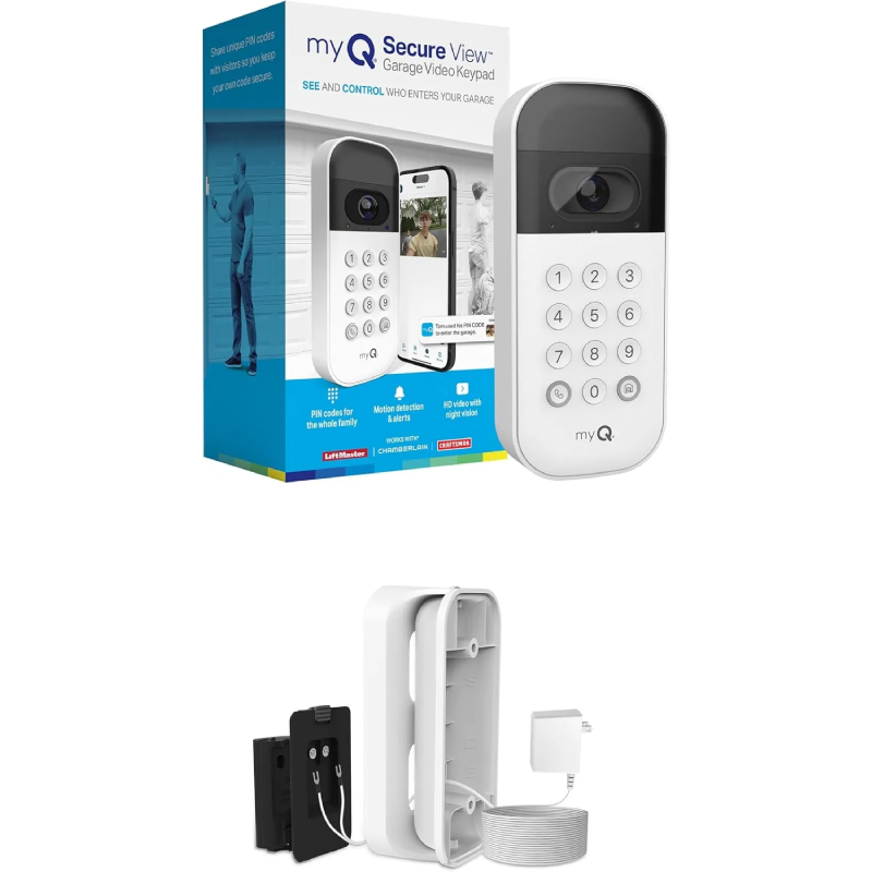 🏡 [HOME UPGRADE DEAL] Best Seller | myQ Smart Wireless Garage Door Opener Video Keypad with Camera, Bluetooth Quick Wi-Fi Pairing Security Control Kit ✨