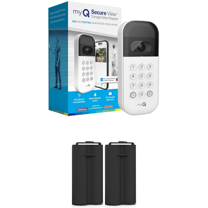 🏡 [HOME UPGRADE DEAL] Best Seller | myQ Smart Wireless Garage Door Opener Video Keypad with Camera, Bluetooth Quick Wi-Fi Pairing Security Control Kit ✨
