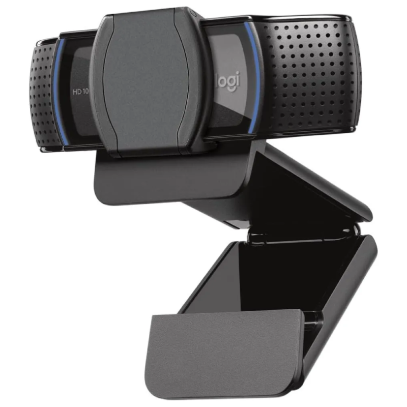 🔥VALUE BUNDLE🔥Logitech HD Pro Web Camera with Privacy Flap – Smart Autofocus Computer Camera for Mac, Windows & Laptop