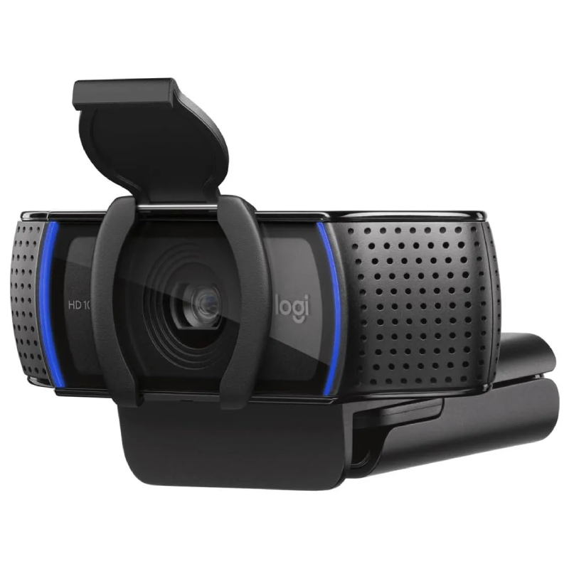 🔥VALUE BUNDLE🔥Logitech HD Pro Web Camera with Privacy Flap – Smart Autofocus Computer Camera for Mac, Windows & Laptop