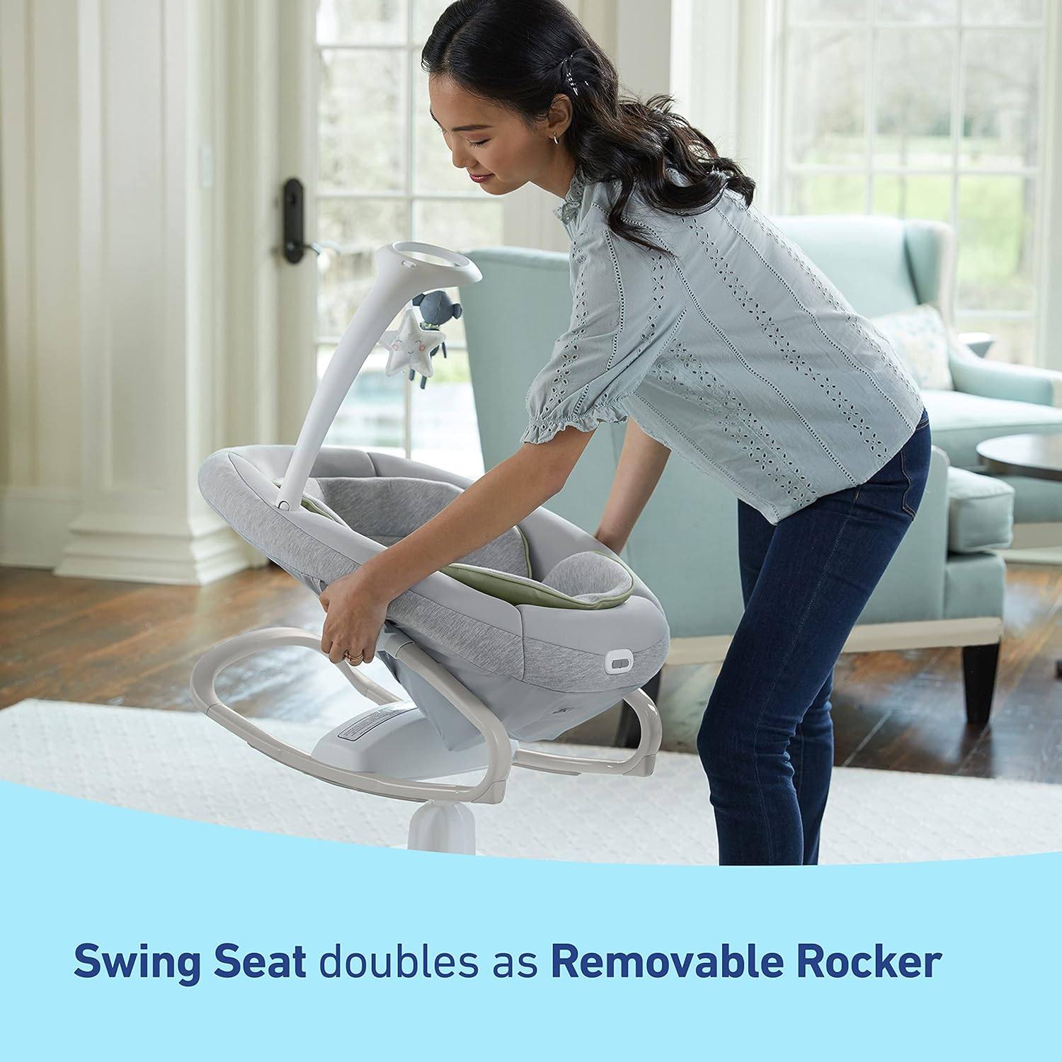 💥 CLEARANCE | Graco Portable Infanct Rocker & Soothing Baby Swing Combo – SAVE TODAY ✨