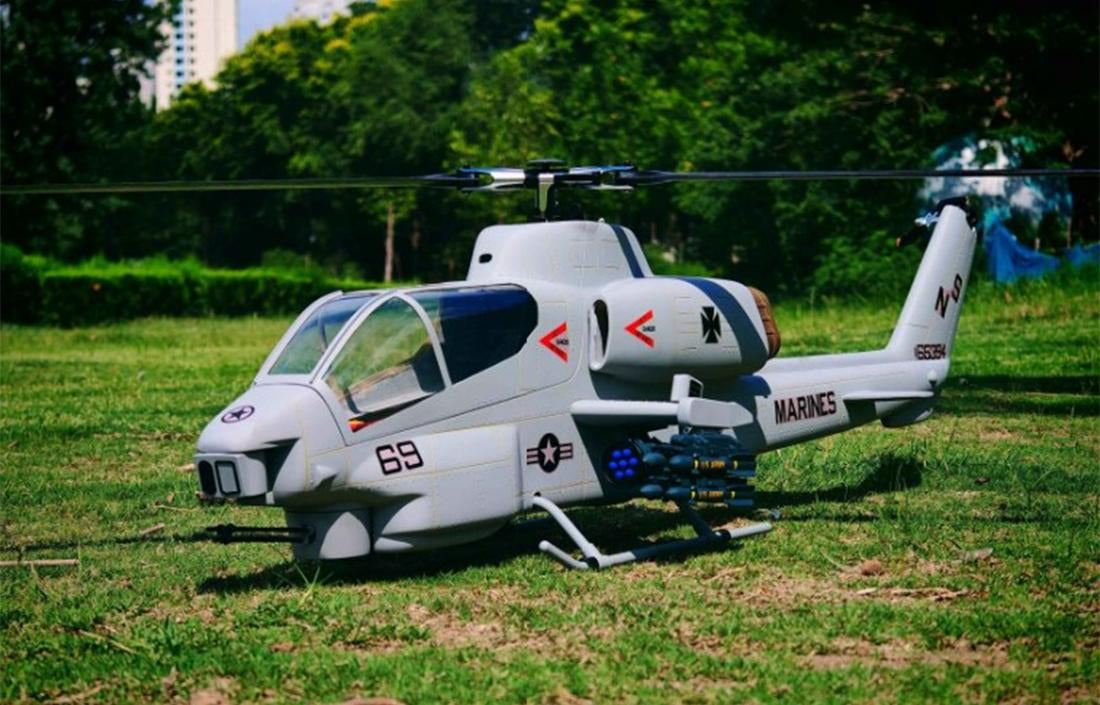 FLISHRC FL500 AH-1 Cobra 500-Class Large Scale GPS RC Helicopter Model with L7 Flight Controller 2.4G 6CH RTF
