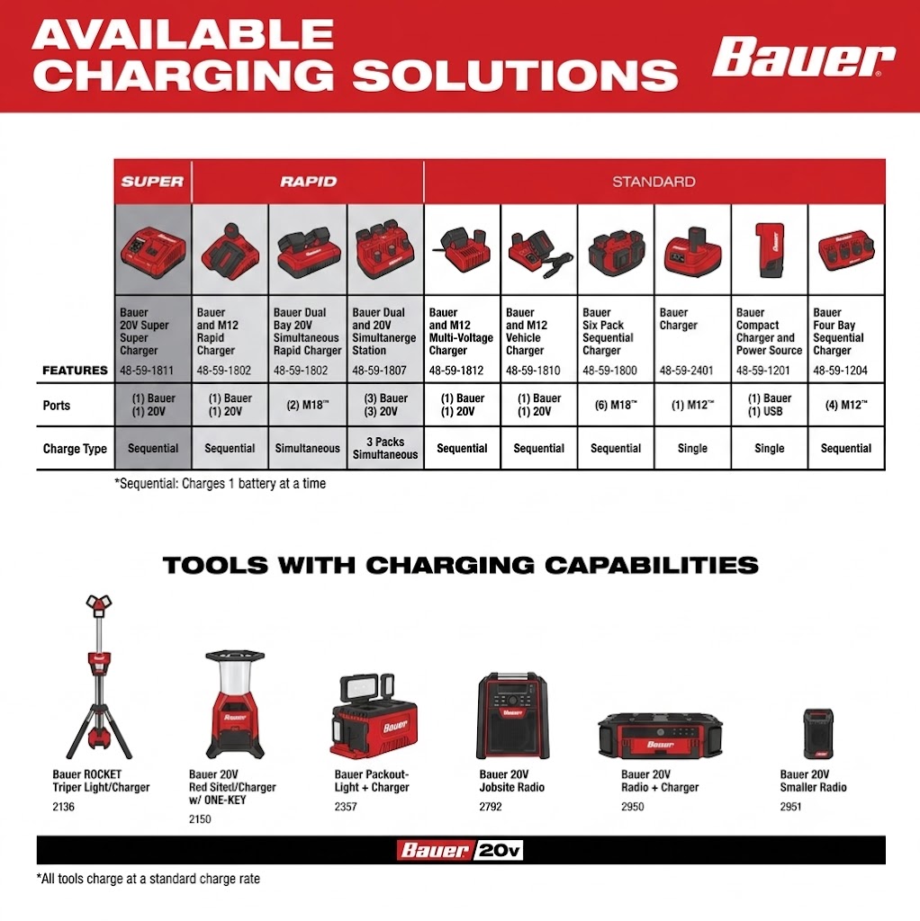 BAUER High-Capacity Lithium-Ion Battery Pack (2pk)