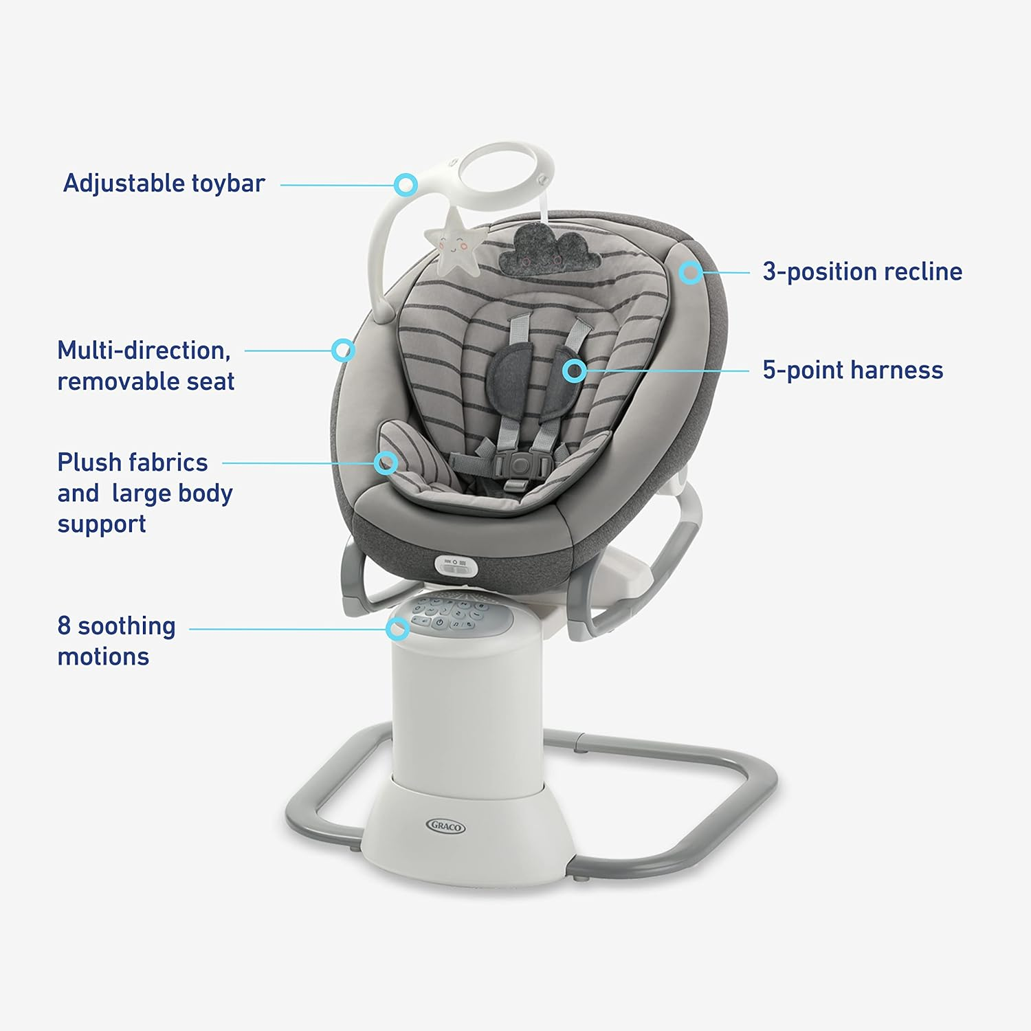 💥 CLEARANCE | Graco Portable Infanct Rocker & Soothing Baby Swing Combo – SAVE TODAY ✨