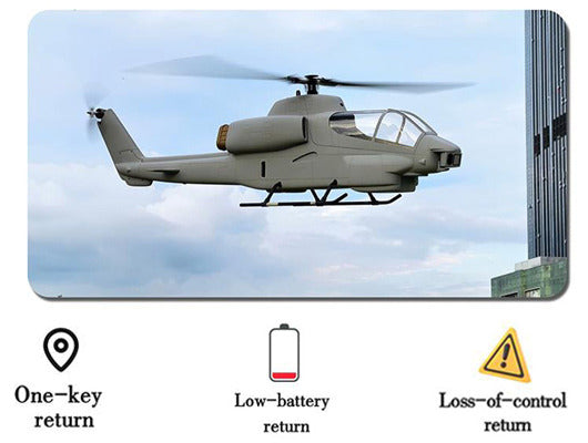 FLISHRC FL500 AH-1 Cobra 500-Class Large Scale GPS RC Helicopter Model with L7 Flight Controller 2.4G 6CH RTF