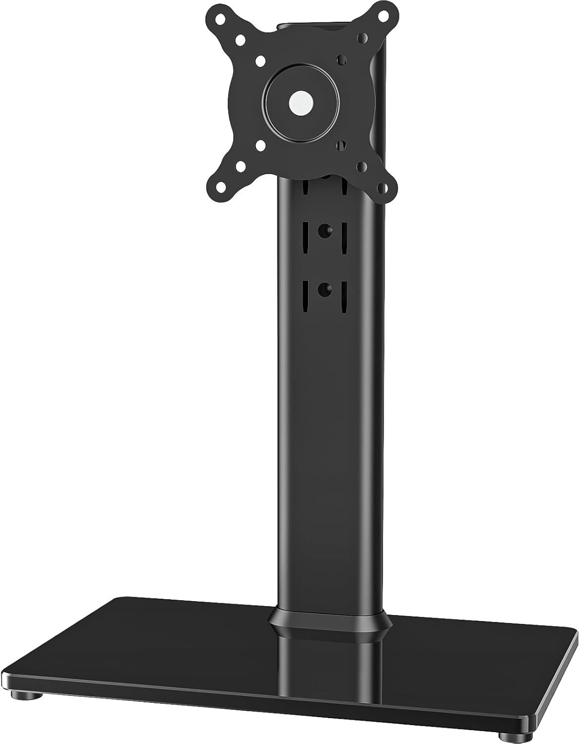#🎁 [Clearance Sale] Dual Monitor Stand Riser with 8 USB Ports & Wireless Charging Pad, All-in-One Computer Monitor Stand with 2 Storage Drawers & LED Backlight