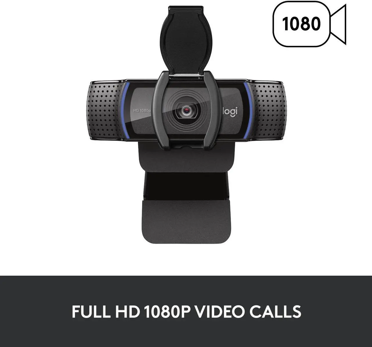 Alt view image 3 of 8 - Logitech C920s HD Pro 1080p Webcam with Privacy Shutter, Stereo Mic, Full HD Video Calling & Streaming for PC/Mac