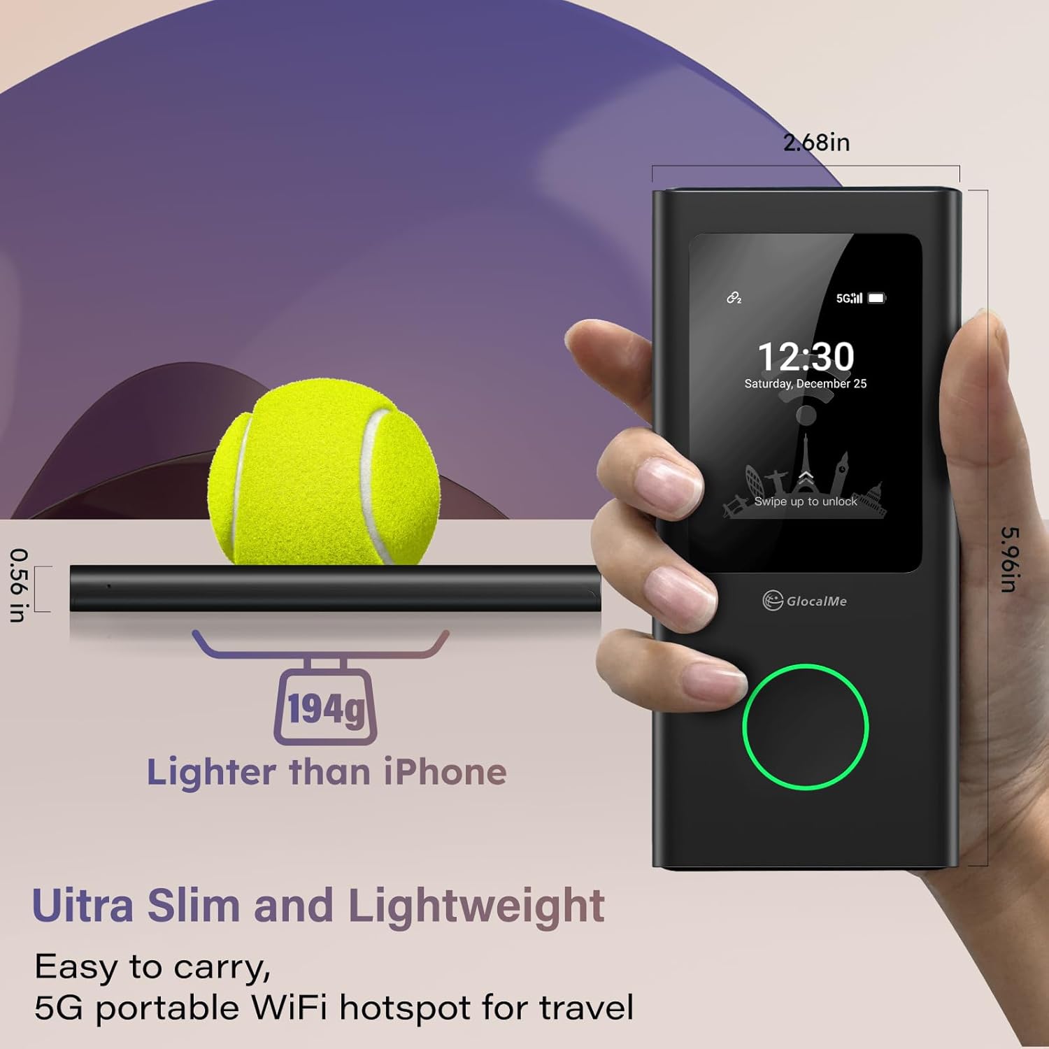 🔥Final Moments🔥GlocalMe Numen Air 5G Mobile Hotspot