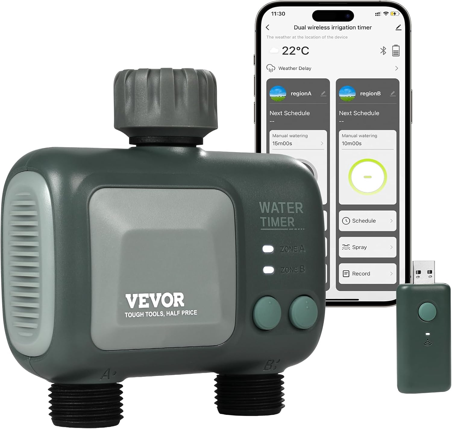 🔥Summer Sale🔥VEVOR Sprinkler Timer WiFi Water Timer
