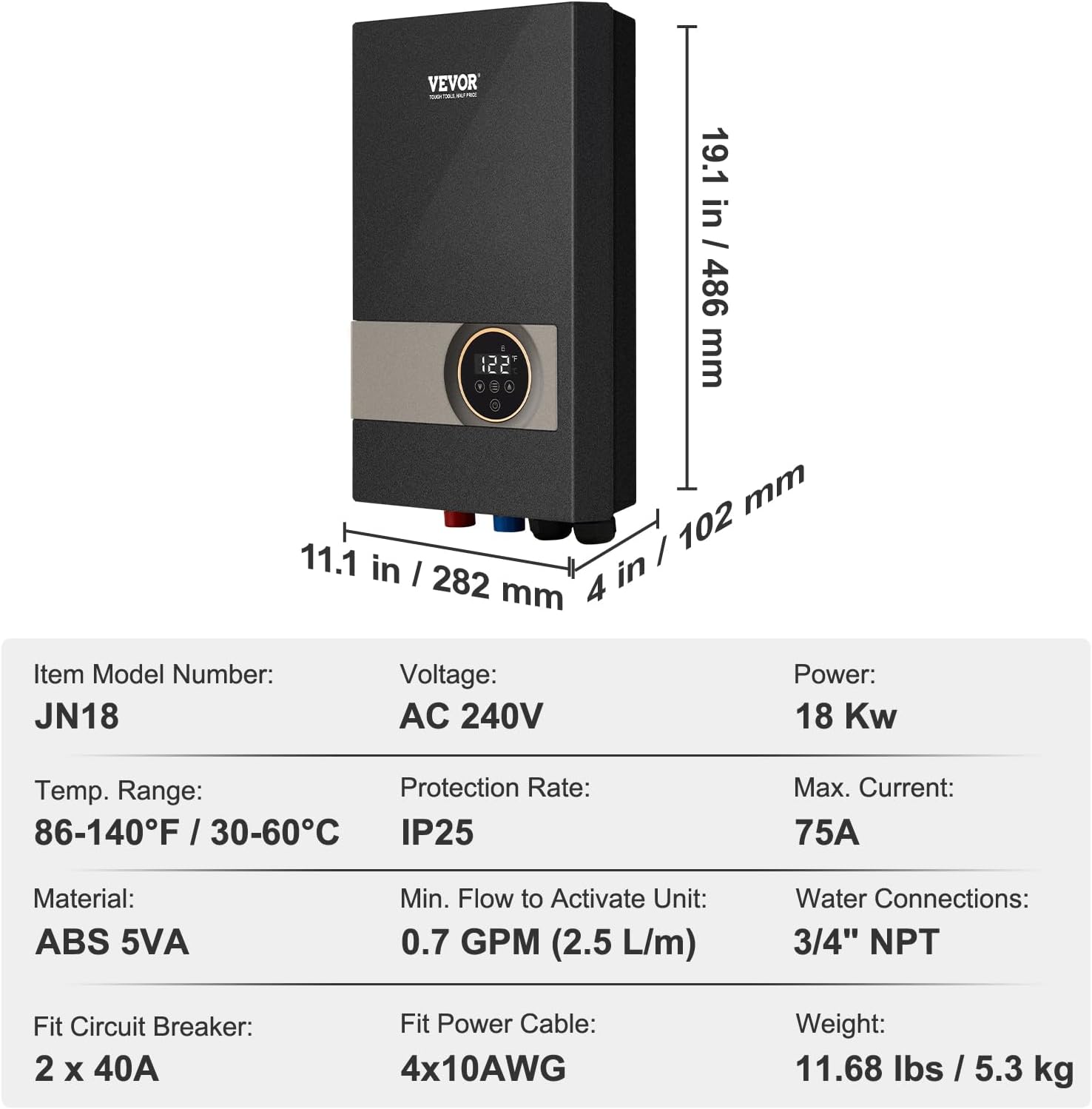Tankless Water Heater Electric