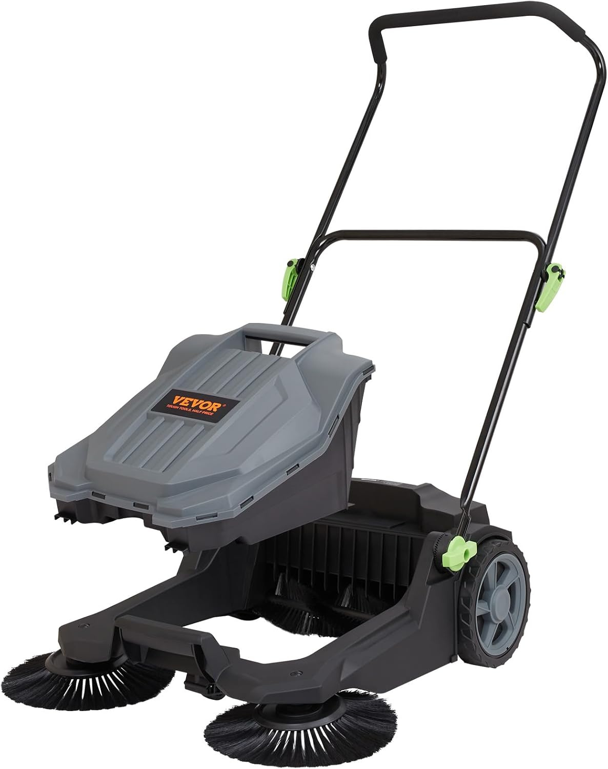 🔥Summer Sale🔥VEVOR Walk-Behind Hand Push Floor Sweeper