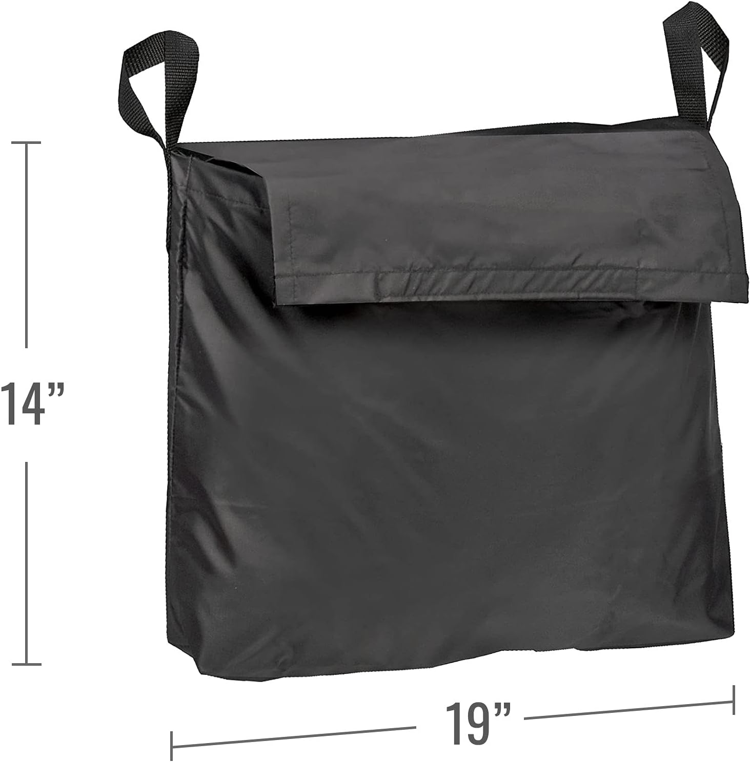 DMI Wheelchair Bag Provides Storage on Wheelchairs and Transport Chairs for Elderly and Disabled, FSA HSA Eligible, Straps for Quick and Easy Install, Black