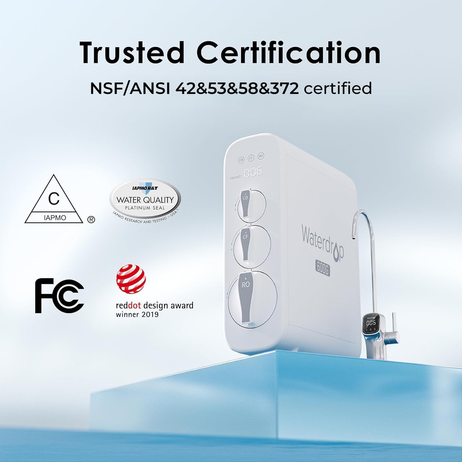 💥Special Offers⚡💧 Waterdrop G3P600 Tankless Reverse Osmosis System