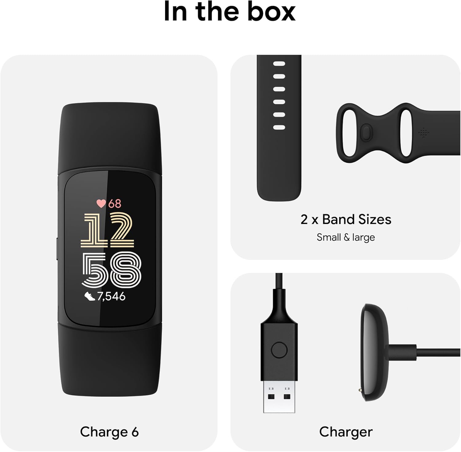 🔥Summer Sale🔥Fitbit Charge 6 Fitness Tracker with Google Apps