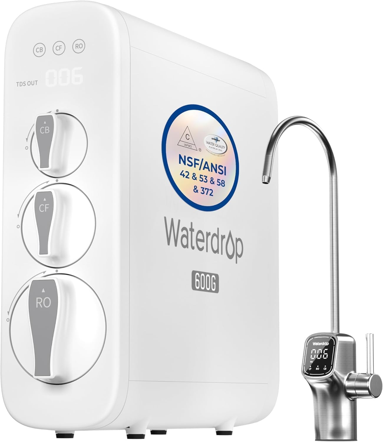 💥Special Offers⚡💧 Waterdrop G3P600 Tankless Reverse Osmosis System