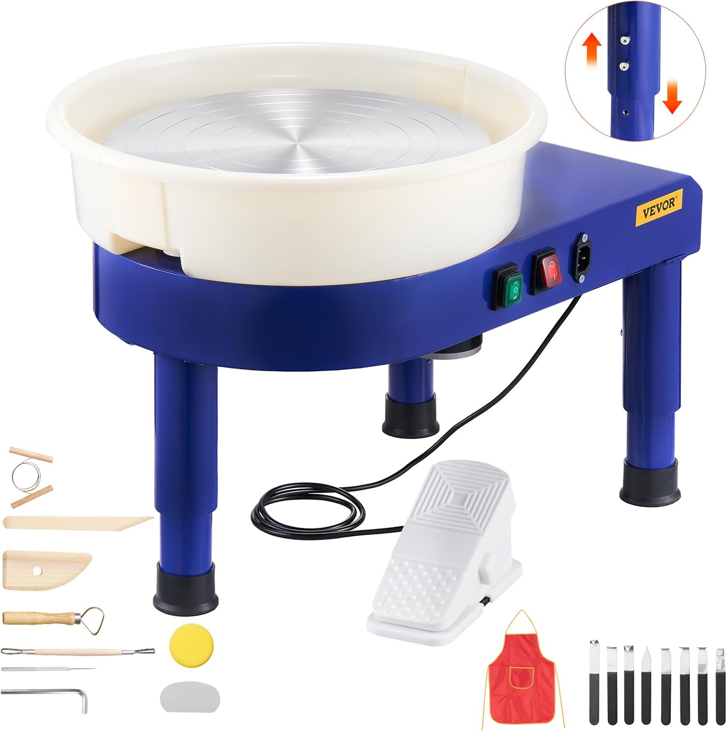 🔥Summer Sale🔥14in Pottery Wheel for Adults Beginners