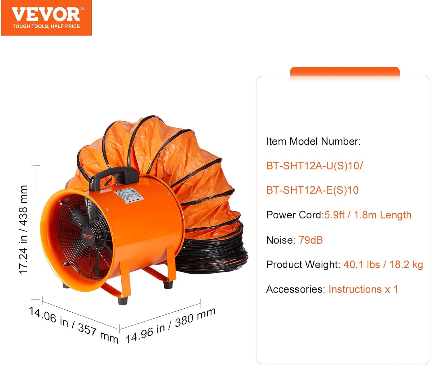 Air Mover Blower Fan 12 Inch