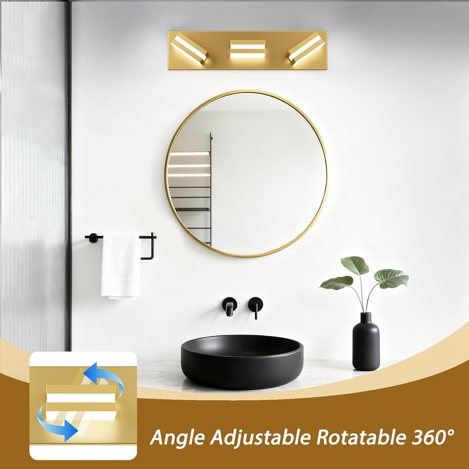 🔥Summer Sale🔥IZORRO LED Modern Bathroom Lights Fixtures