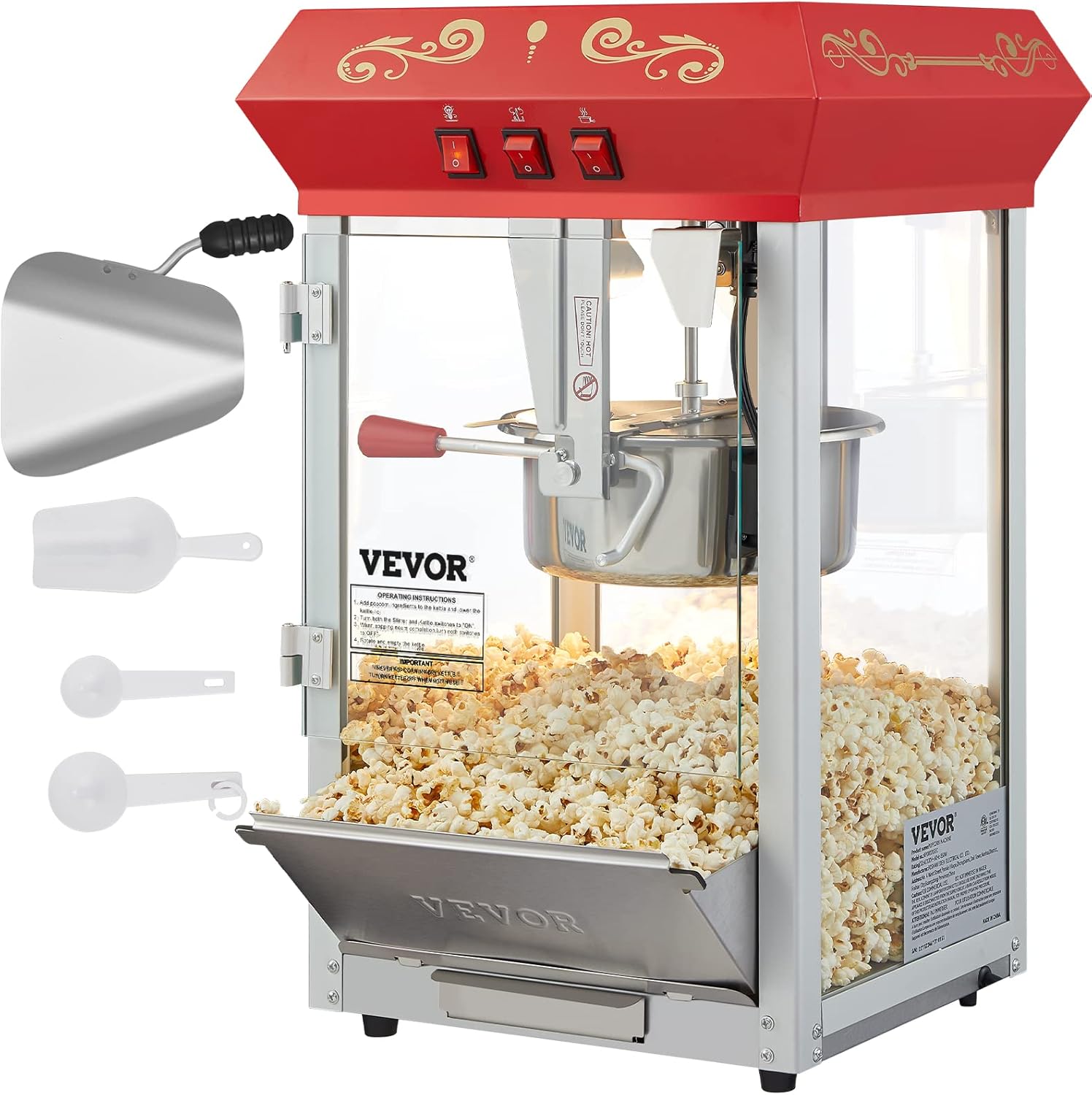 🔥Final Moments🔥VEVOR Commercial Popcorn Machine