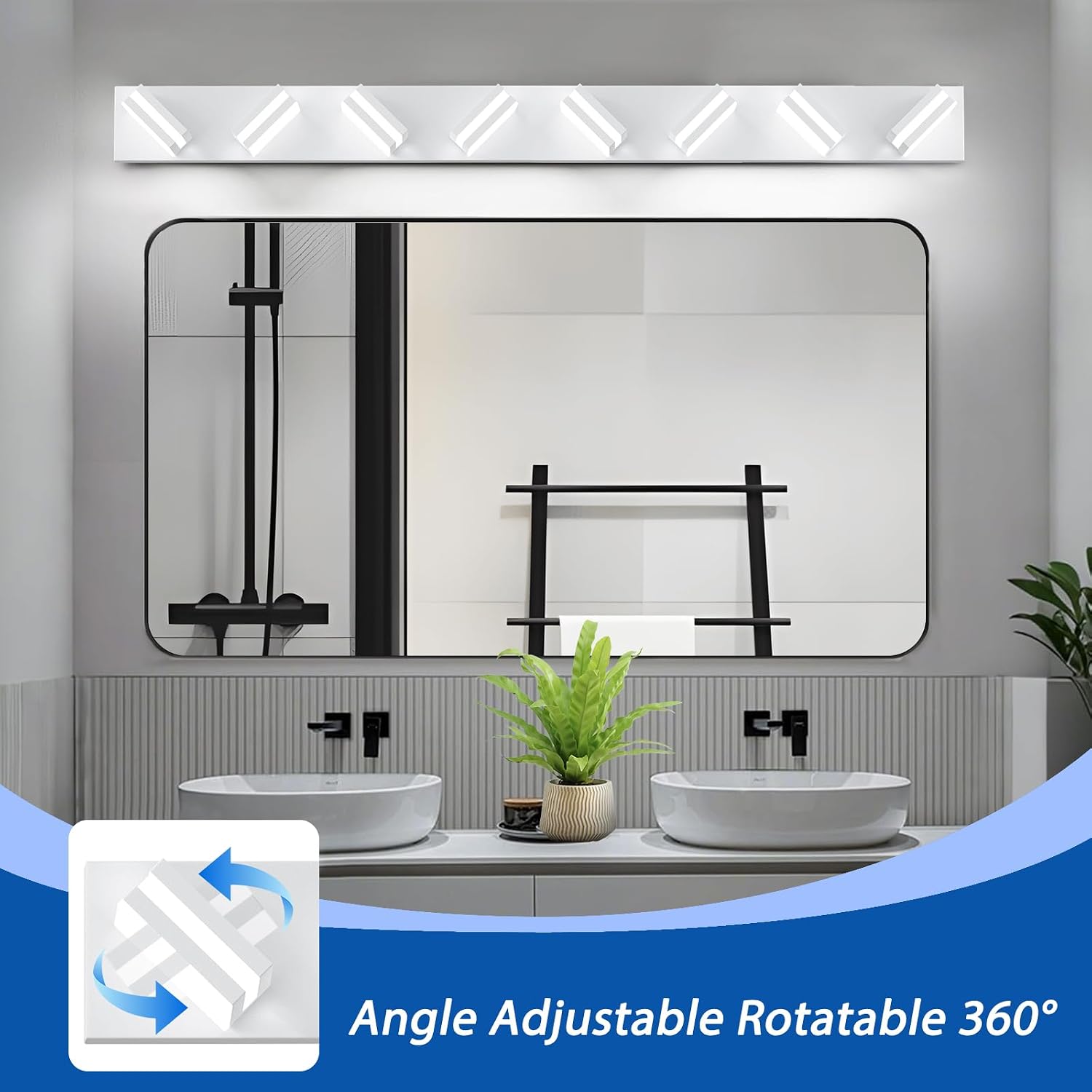 🔥Summer Sale🔥IZORRO LED Modern Bathroom Lights Fixtures