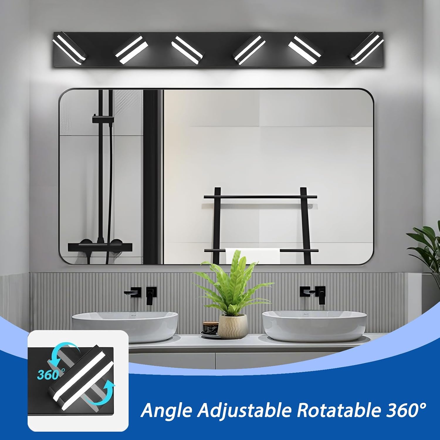 🔥Summer Sale🔥IZORRO LED Modern Bathroom Lights Fixtures