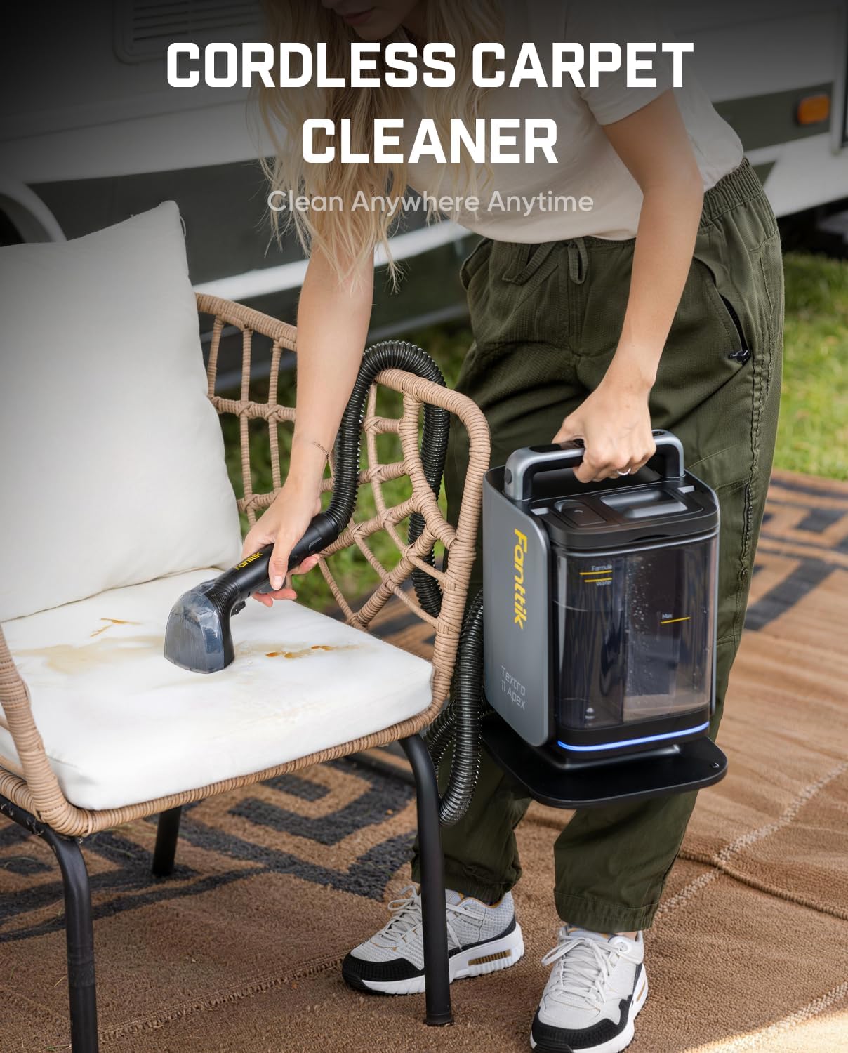 🧼 Fanttik Textra 11 Apex Portable Carpet & Upholstery Cleaner