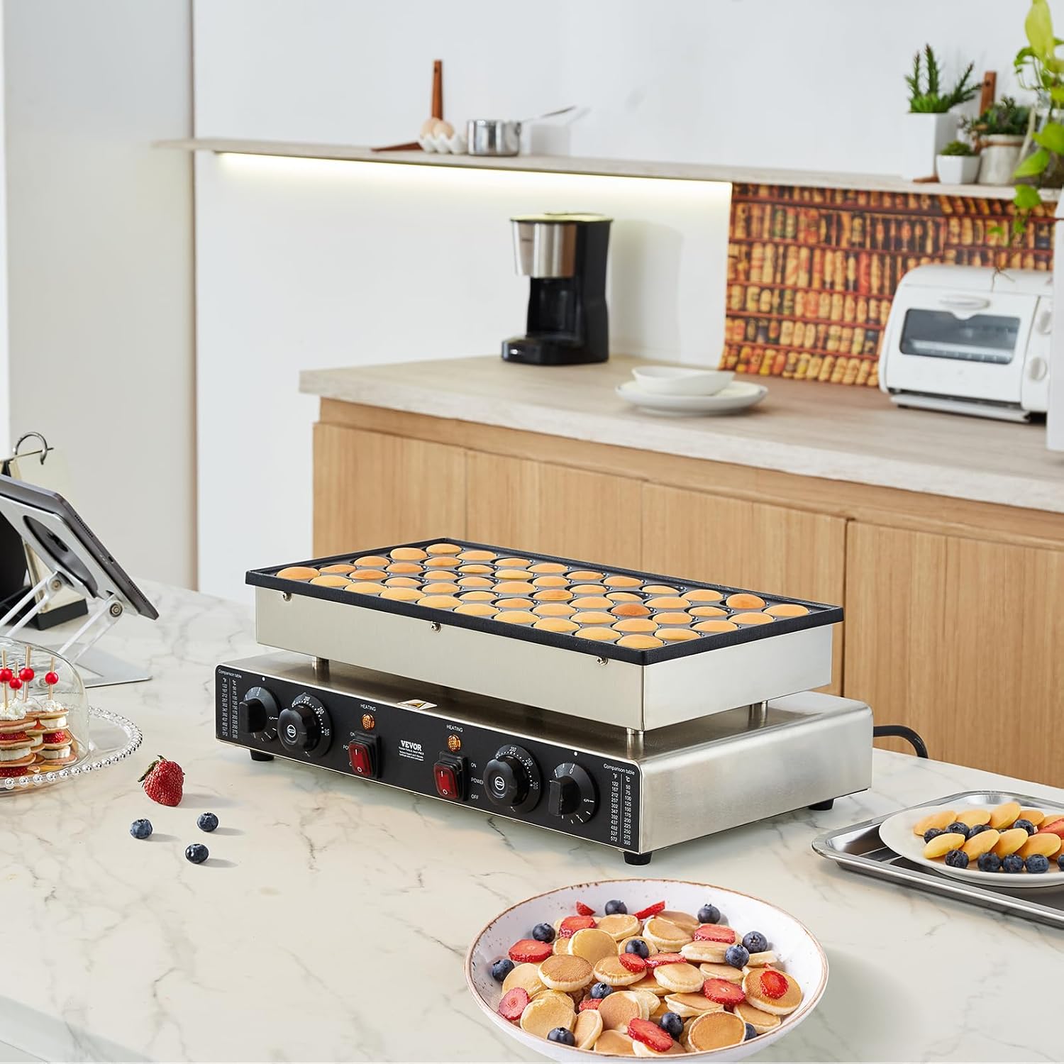 🔥Summer Sale🔥VEVOR 110V Mini Dutch Pancake Baker