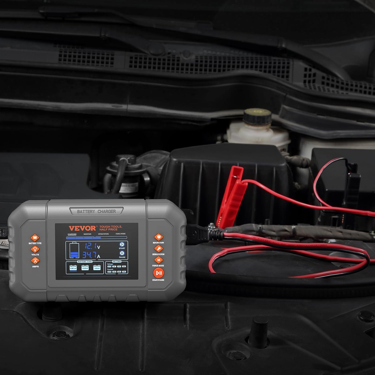 🔥Summer Sale🔥VEVOR Smart Battery Charger