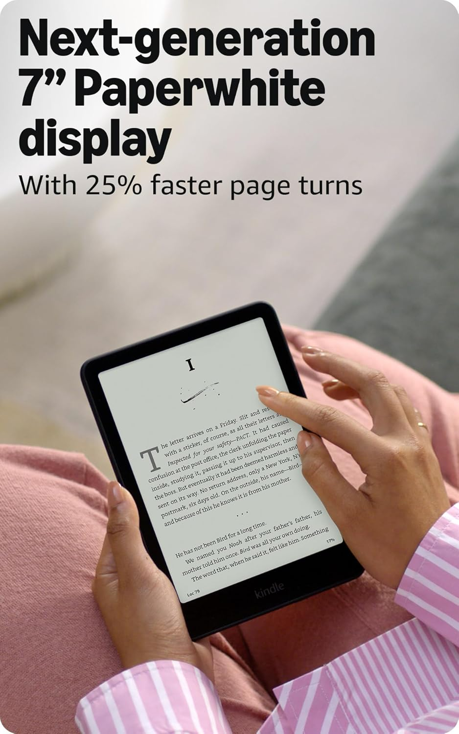 ⚡Flash Sale-Kindle Paperwhite 16GB (Newest Model) – 7" Glare-Free Display, 20% Faster E-Reader
