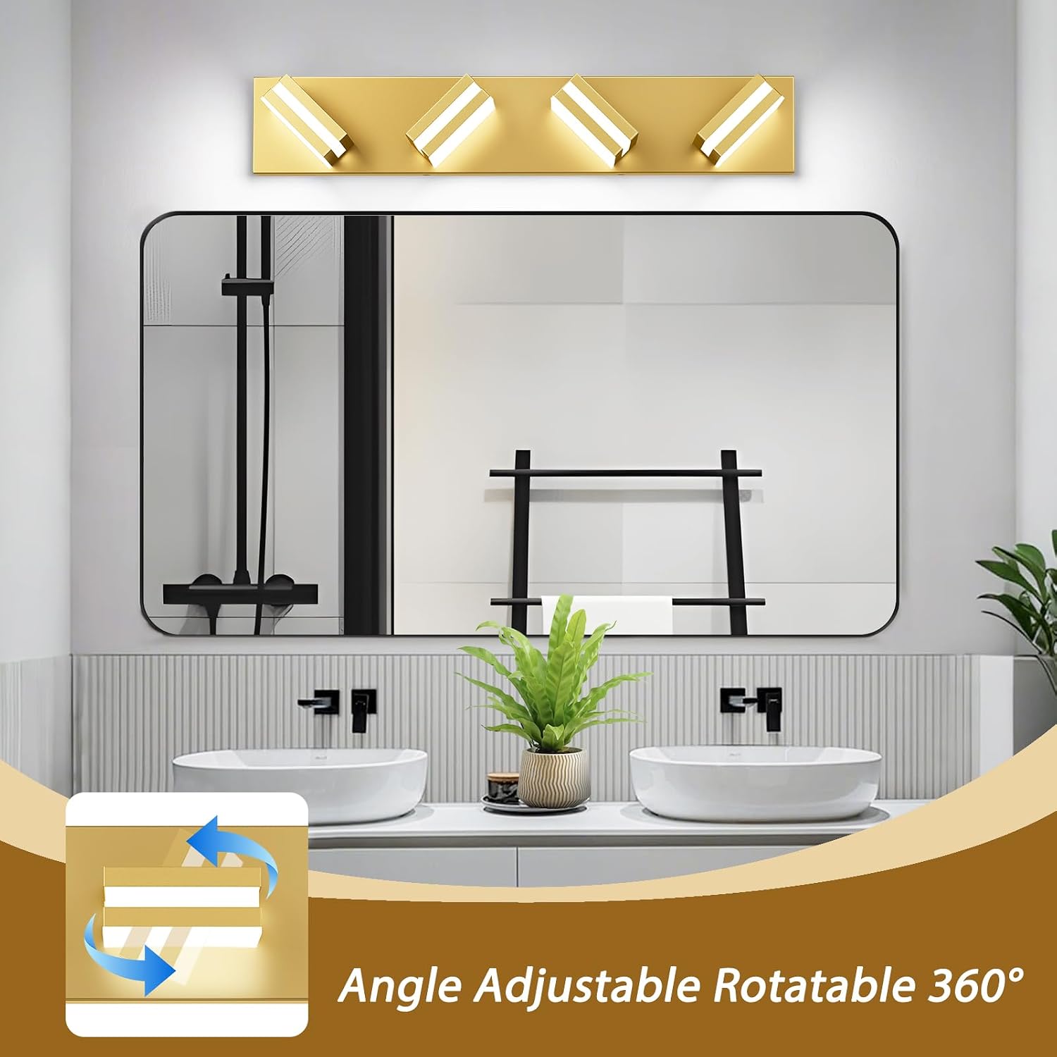 🔥Summer Sale🔥IZORRO LED Modern Bathroom Lights Fixtures