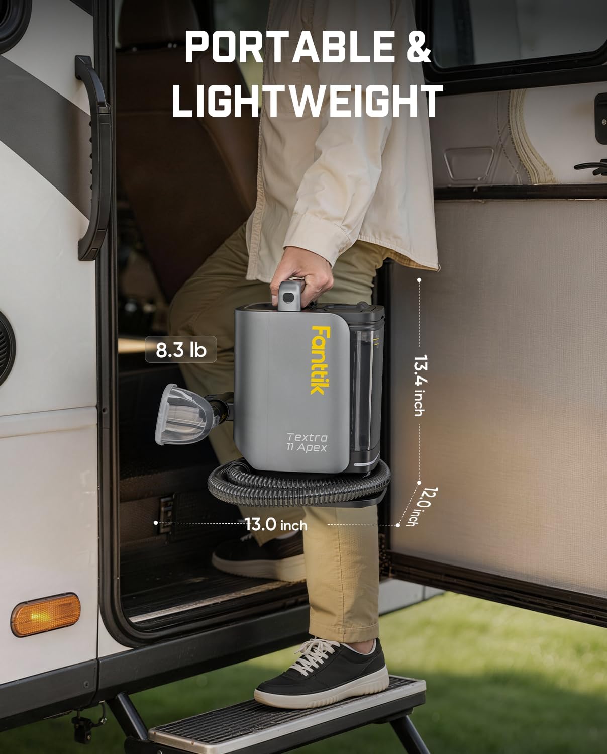 🧼 Fanttik Textra 11 Apex Portable Carpet & Upholstery Cleaner