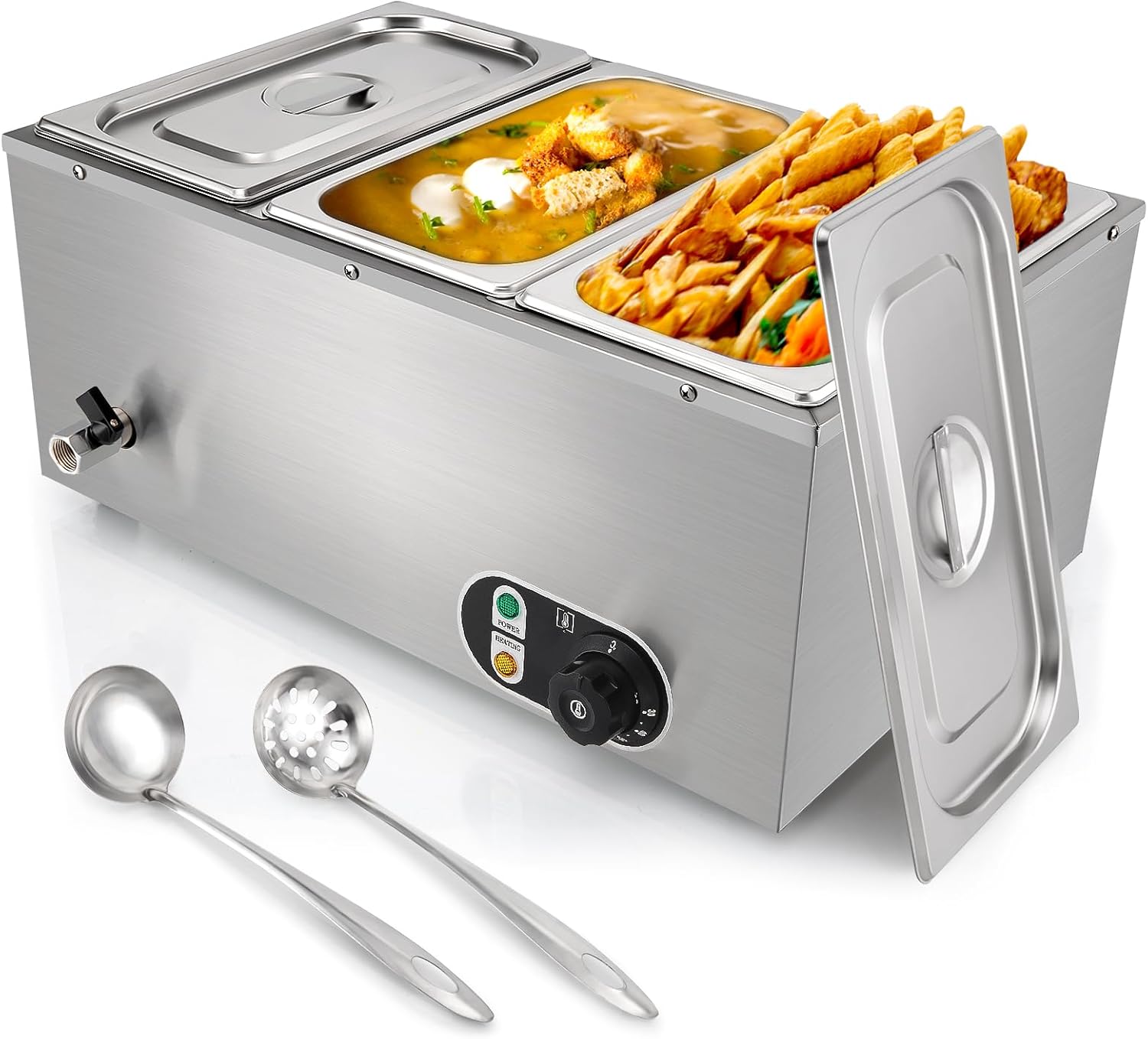 3-Pan Commercial Food Warmer