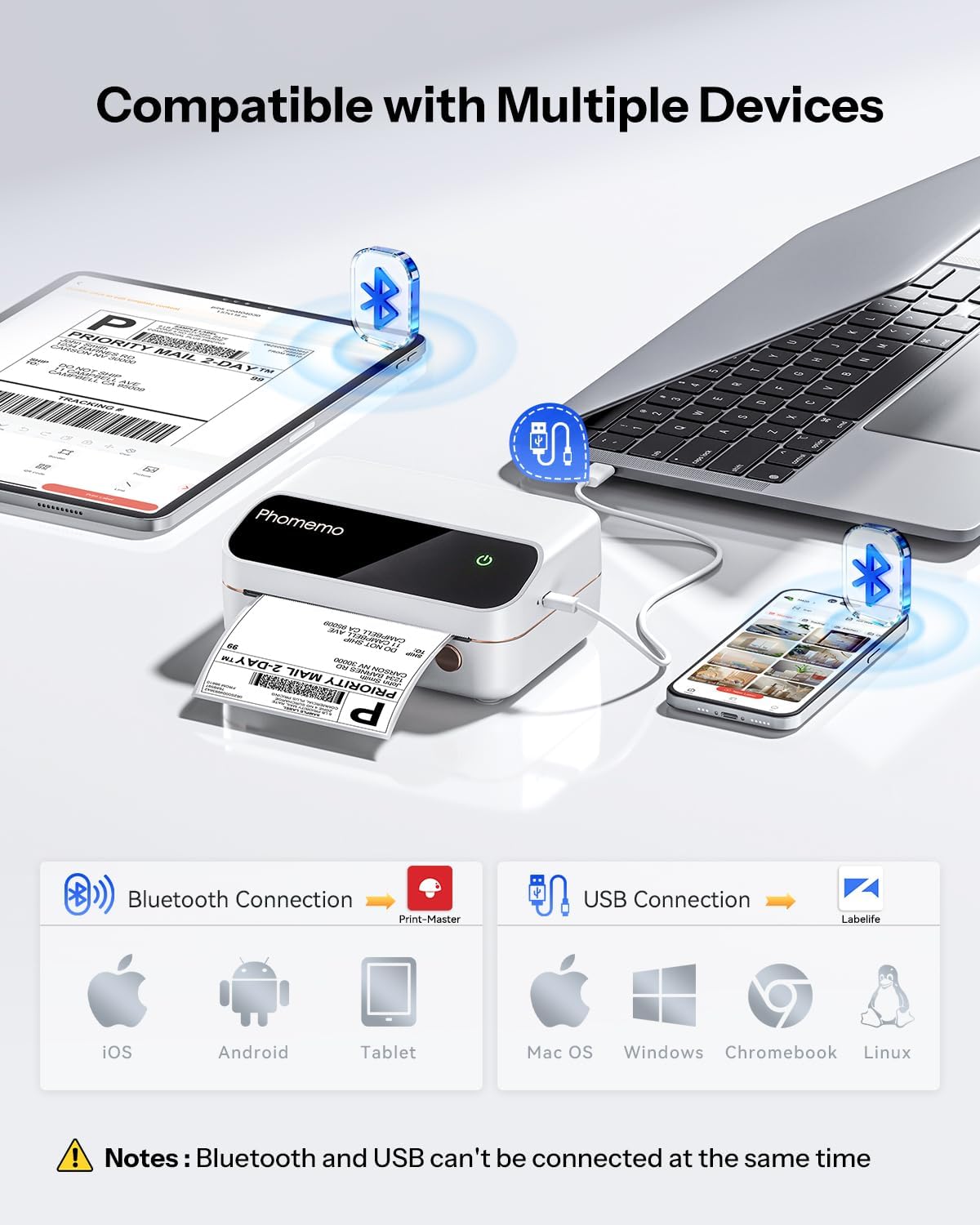 🖨️📦Phomemo M420 Bluetooth Thermal Label Printer