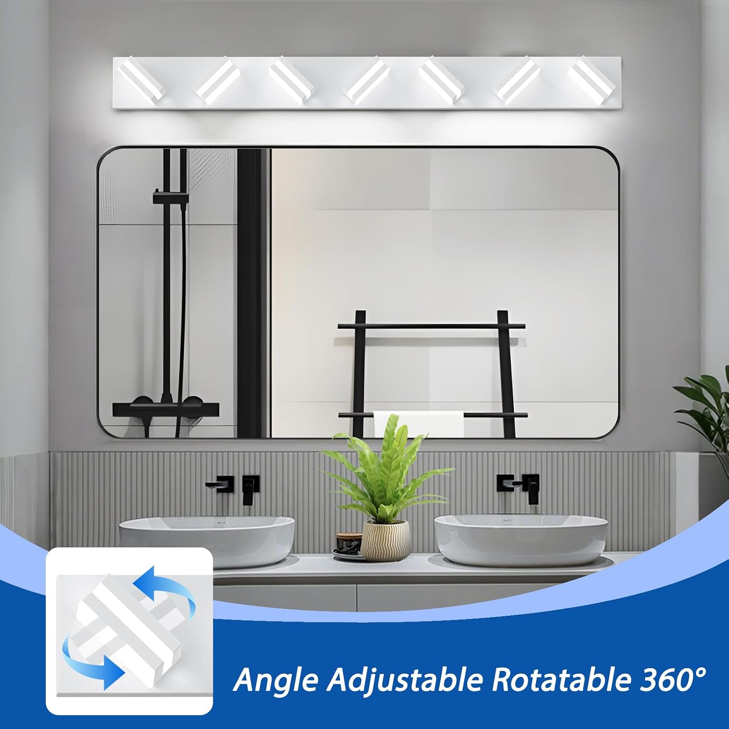 🔥Summer Sale🔥IZORRO LED Modern Bathroom Lights Fixtures