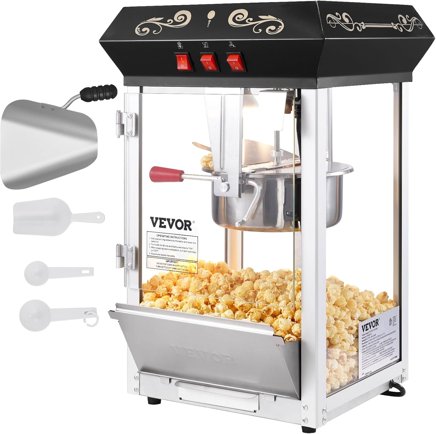 🔥Final Moments🔥VEVOR Commercial Popcorn Machine