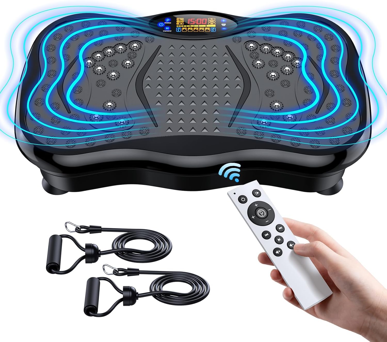 #⏰Last Day to Save🔥Merach Vibration Plate Exercise Machine with Lymphatic Drainage Feature Compact Design for Full Body Workout Max User Weight 400LBS Home Gym Equipment Summervibes