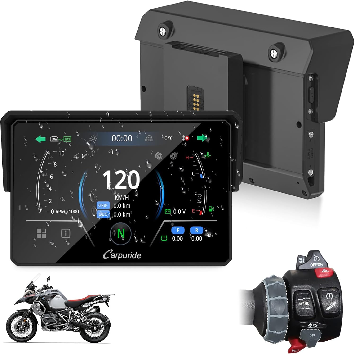 🔥Final Moments🔥CARPURIDE W702BS for Motorcycle CarPlay & Android Auto