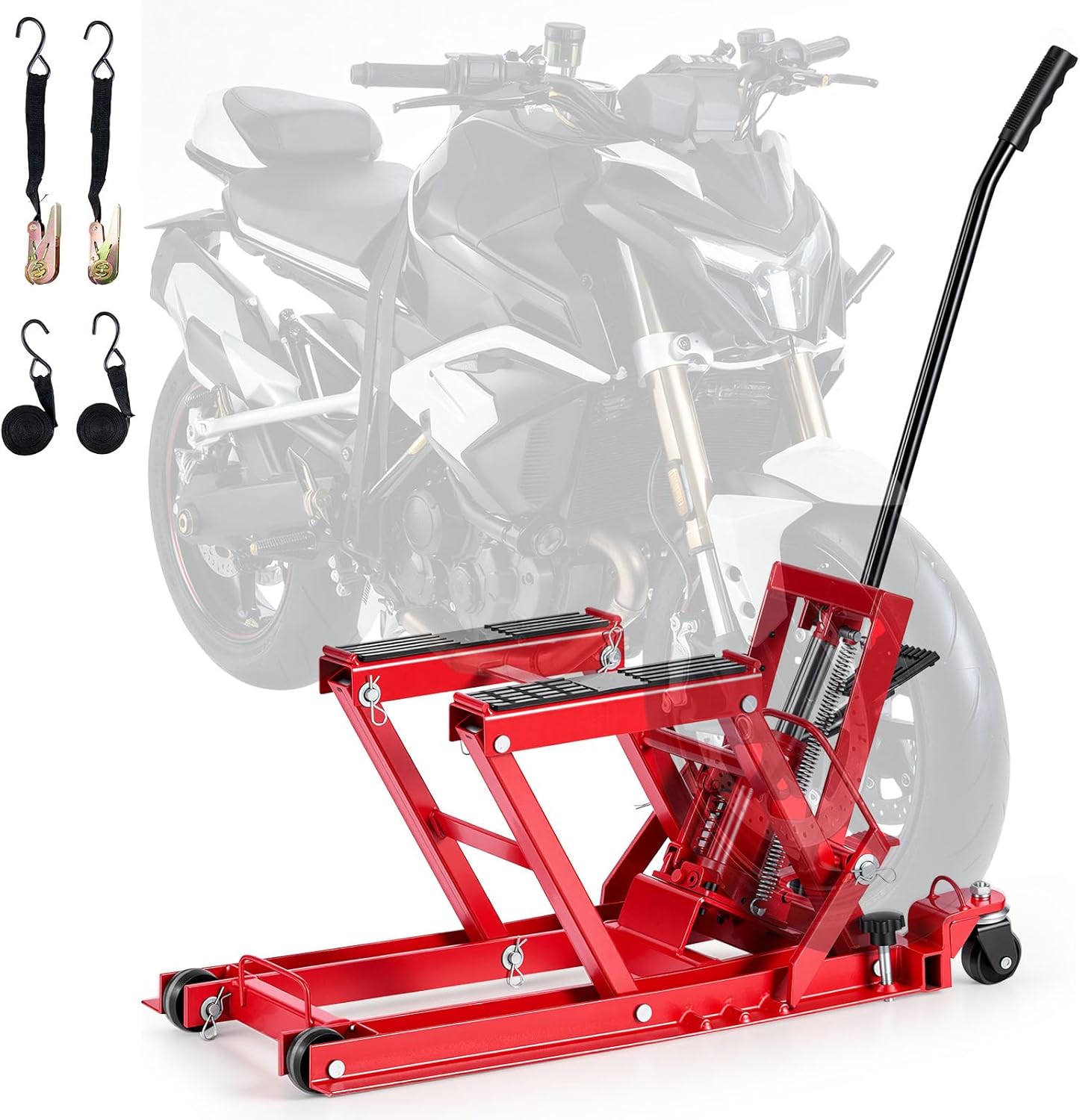 🔥Summer Sale🔥VEVOR Hydraulic Motorcycle Lift Jack 1500 LBS